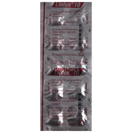 liofen 10mg tablet 10's